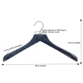 New design luxury clothes hangers custom wooden clothes hanger for display and boutique